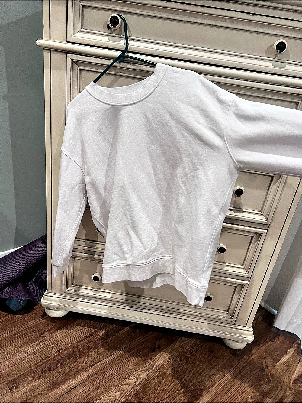 lululemon All Yours Crew White Long Sleeve Pullover